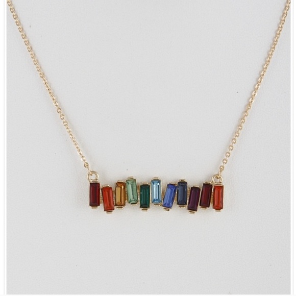 New Ariel Stone Rainbow Necklace - Picture 3 of 4